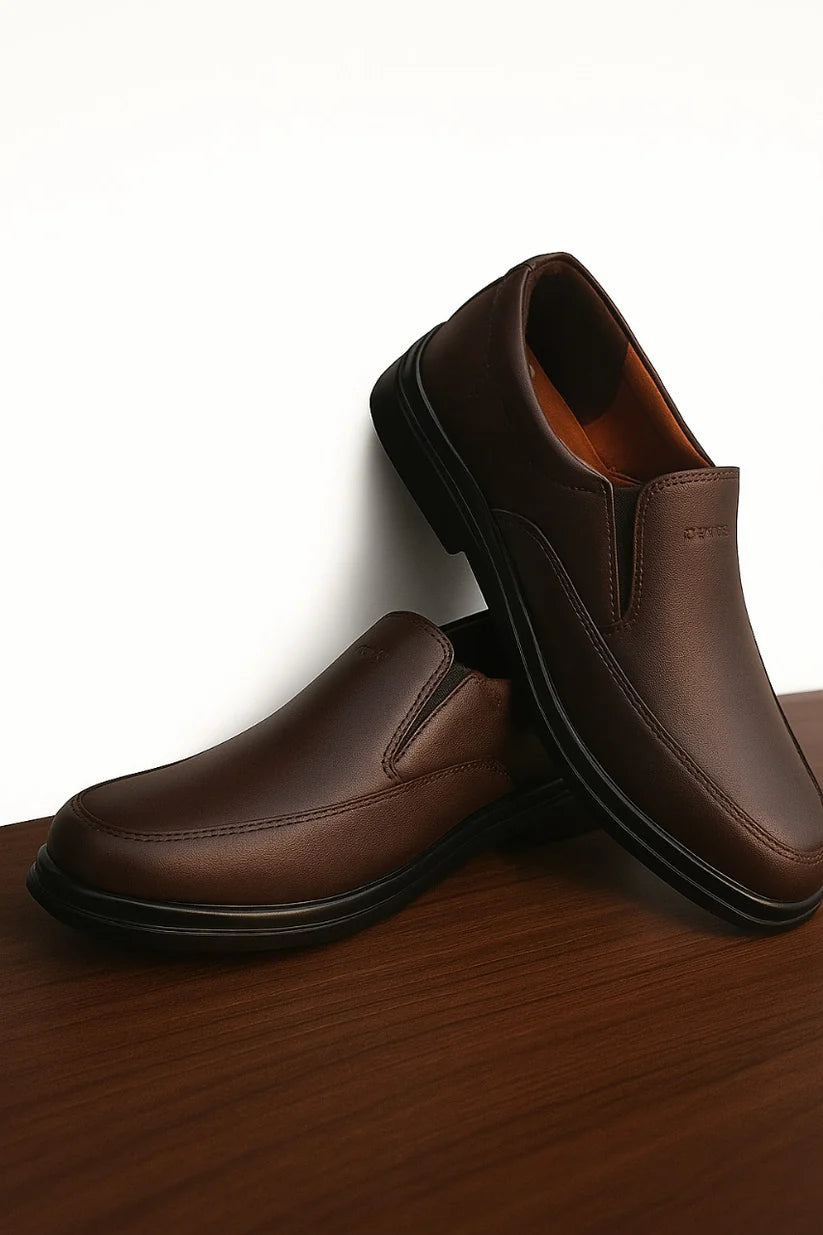 Men's brown Formal Slip-On Comfort Shoes